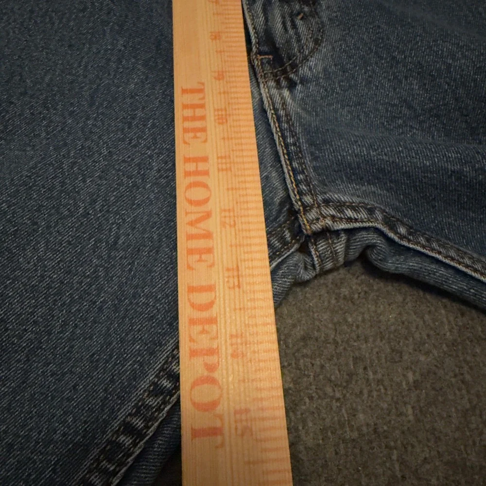 Levis 505 Regular Fit Straight Leg Mens Blue Denim Jeans 38x30‎ Medium Wash